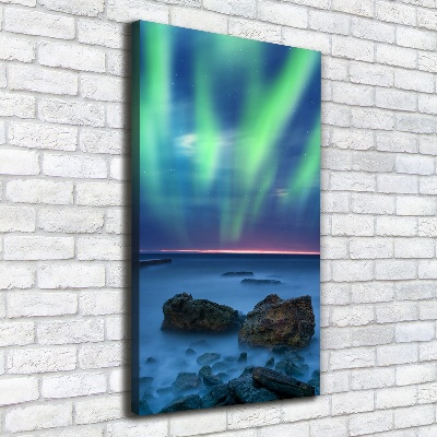 Large canvas wall art Northern lights