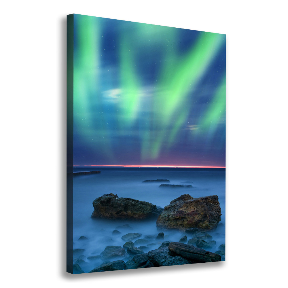 Large canvas wall art Northern lights