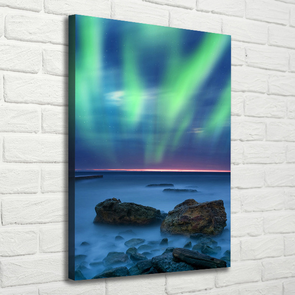 Large canvas wall art Northern lights