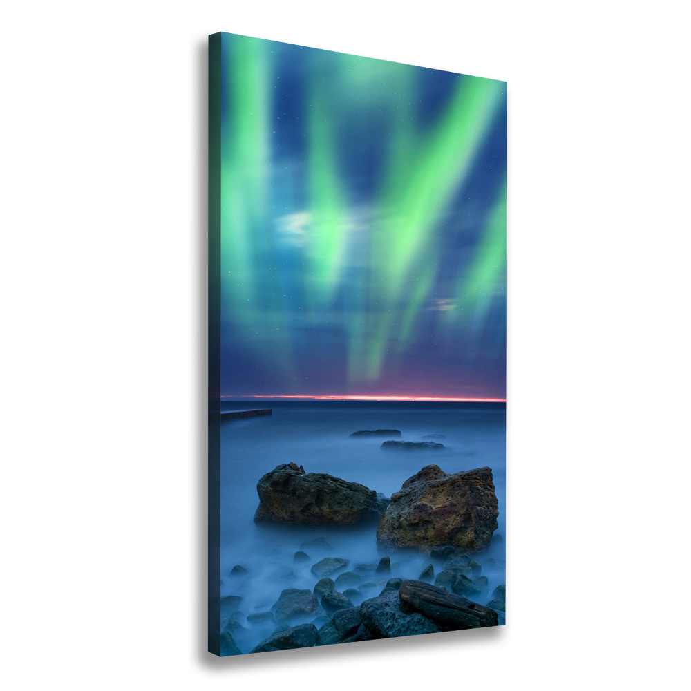 Large canvas wall art Northern lights