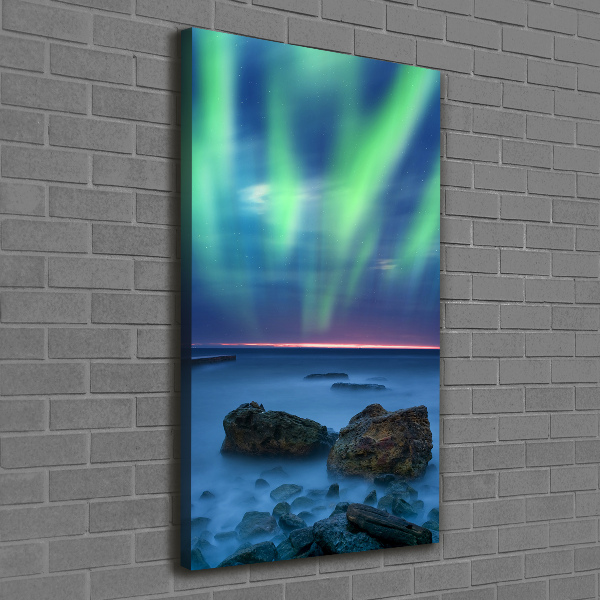 Large canvas wall art Northern lights