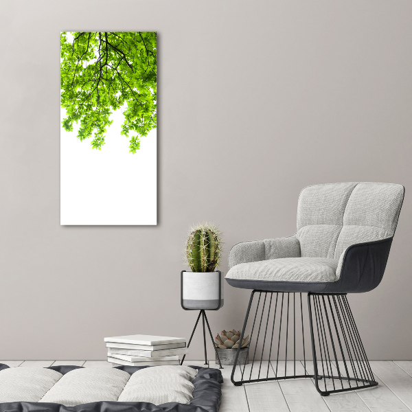 Wall canvas art Crown of trees