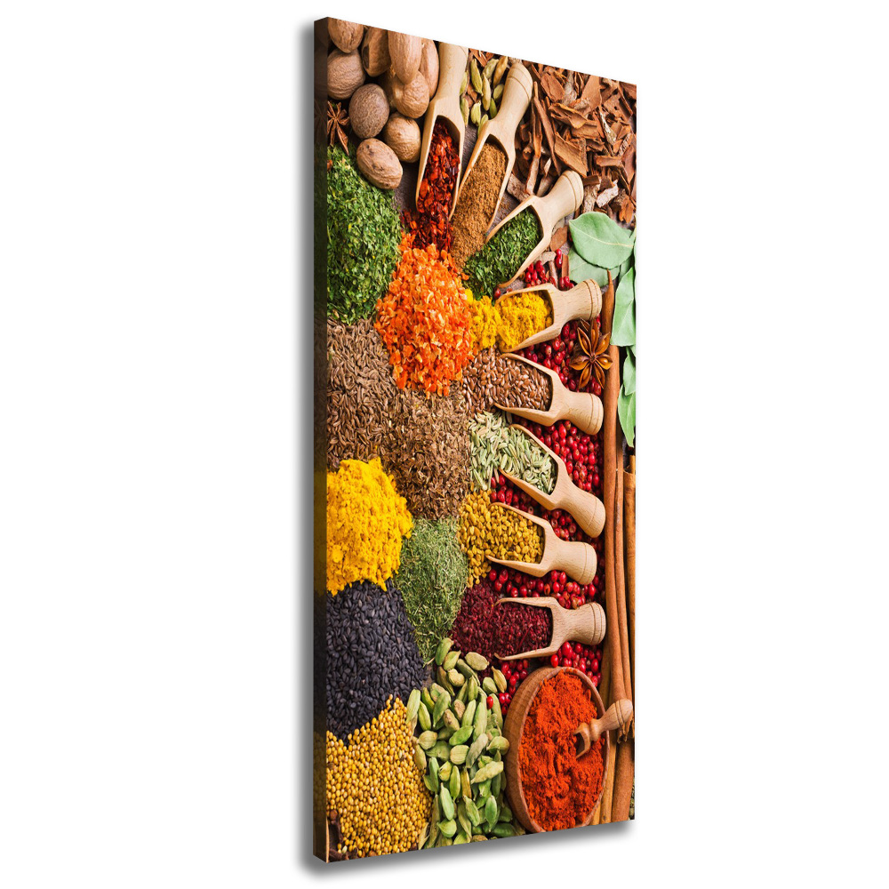 Picture canvas print Spices