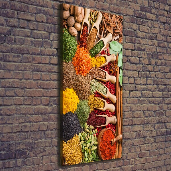 Picture canvas print Spices