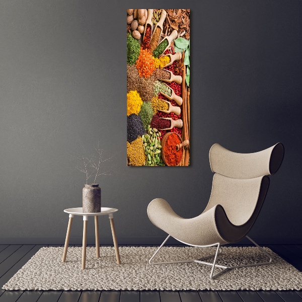 Picture canvas print Spices