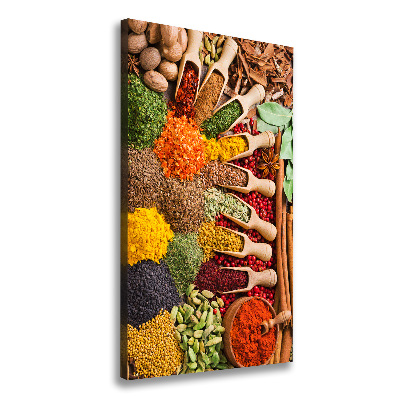 Picture canvas print Spices