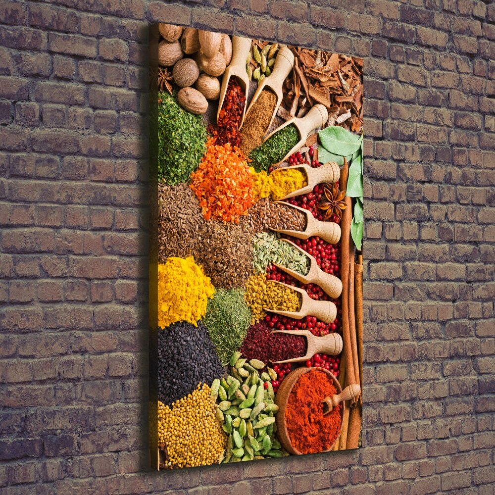 Picture canvas print Spices