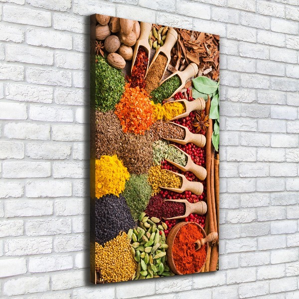 Picture canvas print Spices