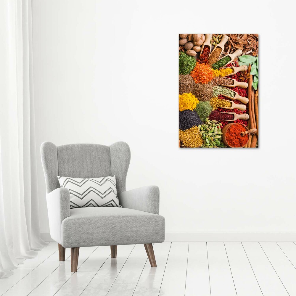 Picture canvas print Spices