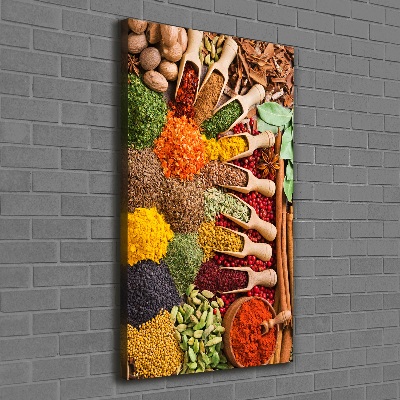 Picture canvas print Spices