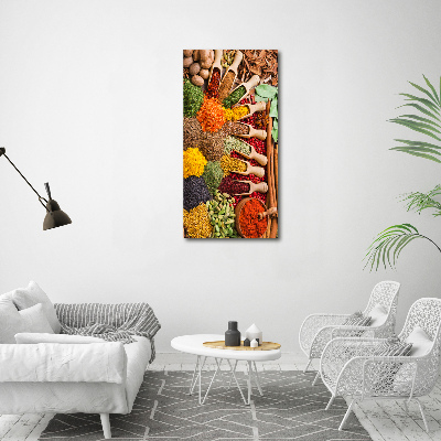 Picture canvas print Spices