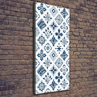 Large canvas wall art Floral pattern