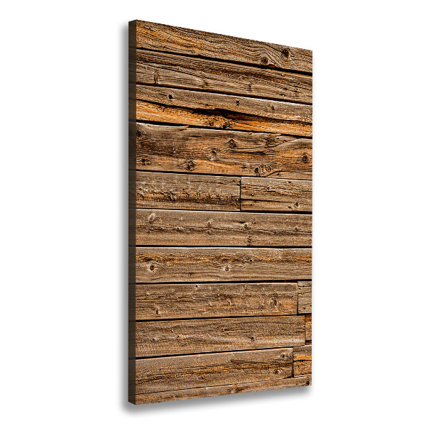 Wall canvas art Wooden wall