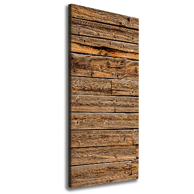 Wall canvas art Wooden wall