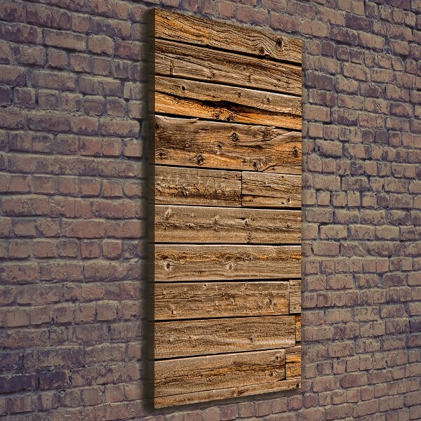 Wall canvas art Wooden wall