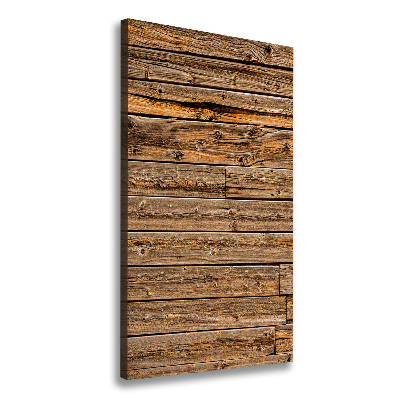 Wall canvas art Wooden wall