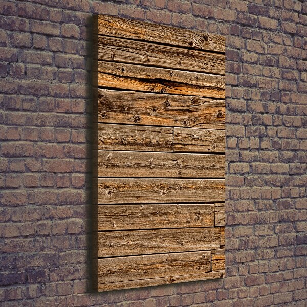 Wall canvas art Wooden wall