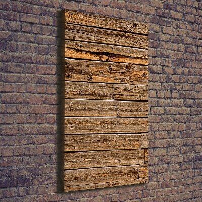 Wall canvas art Wooden wall