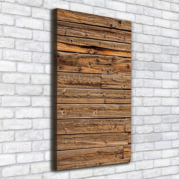 Wall canvas art Wooden wall