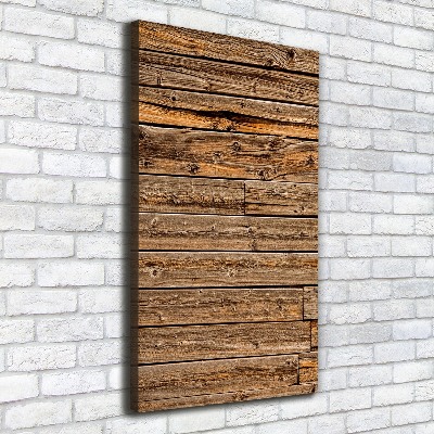 Wall canvas art Wooden wall