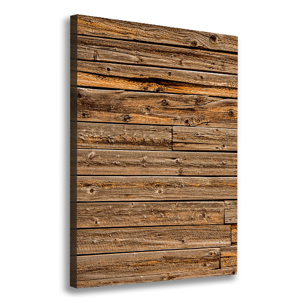 Wall canvas art Wooden wall