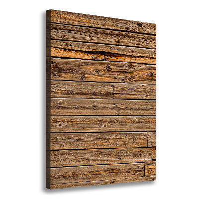 Wall canvas art Wooden wall