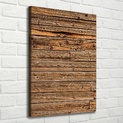 Wall canvas art Wooden wall