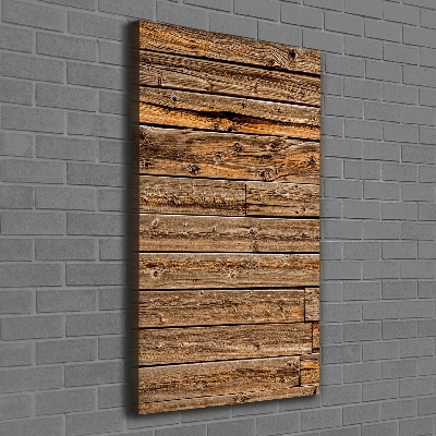 Wall canvas art Wooden wall