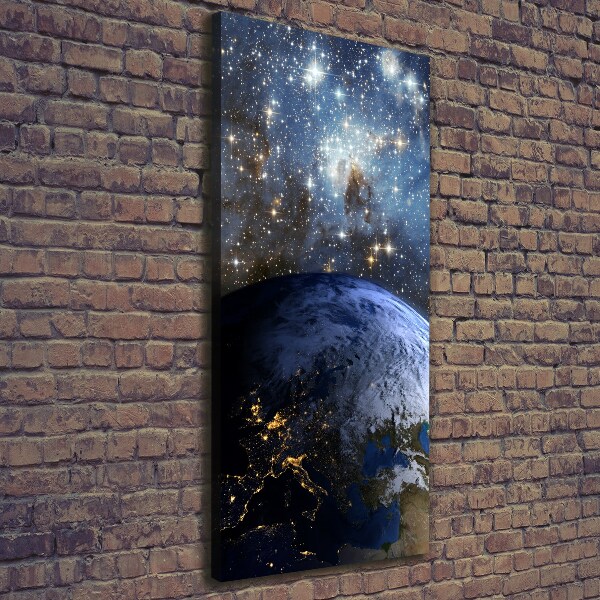 Canvas wall art Planet Earth