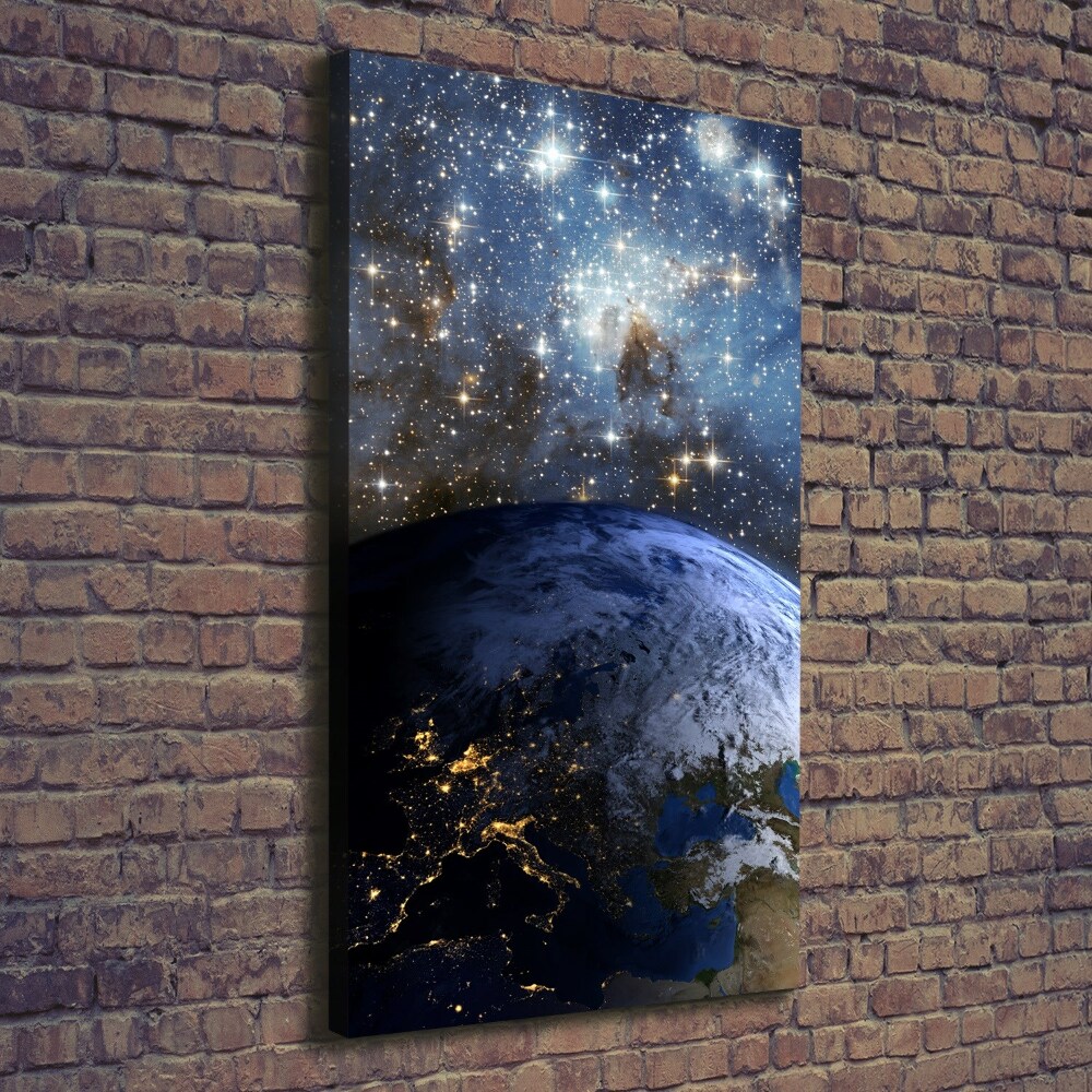 Canvas wall art Planet Earth