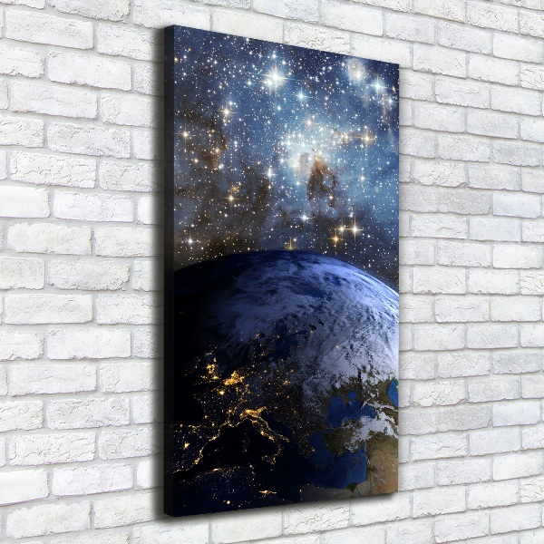 Canvas wall art Planet Earth