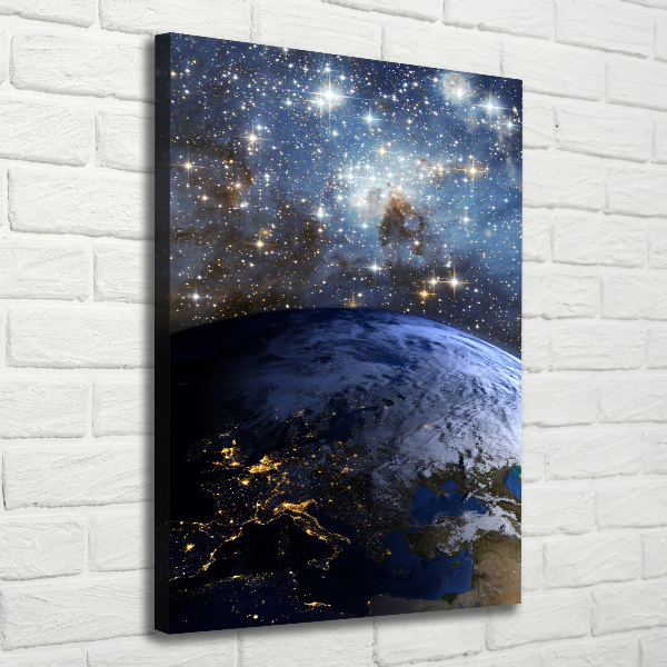 Canvas wall art Planet Earth