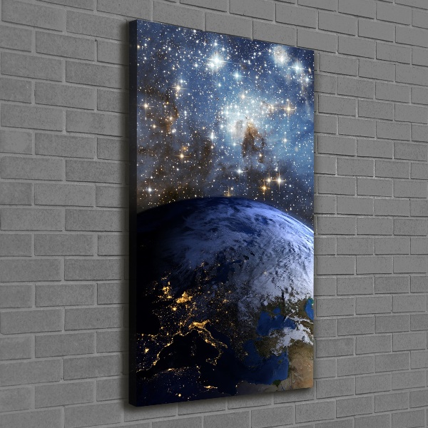 Canvas wall art Planet Earth