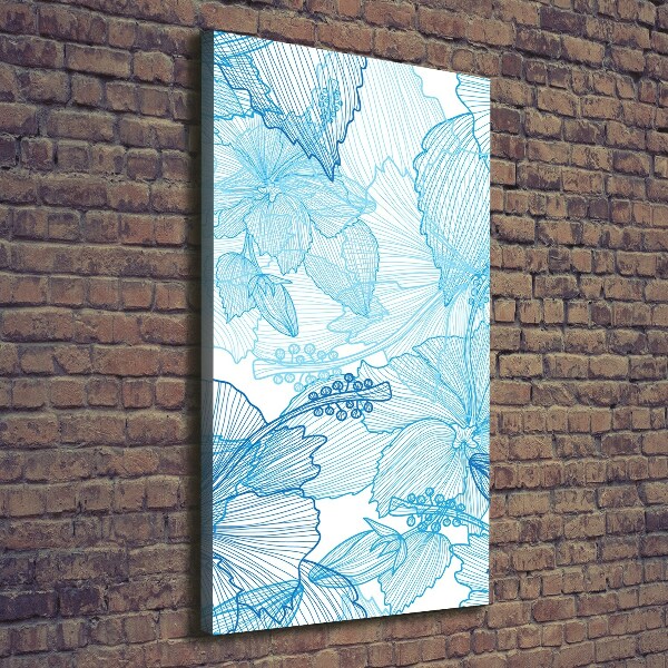 Canvas print Hawaiian flowers