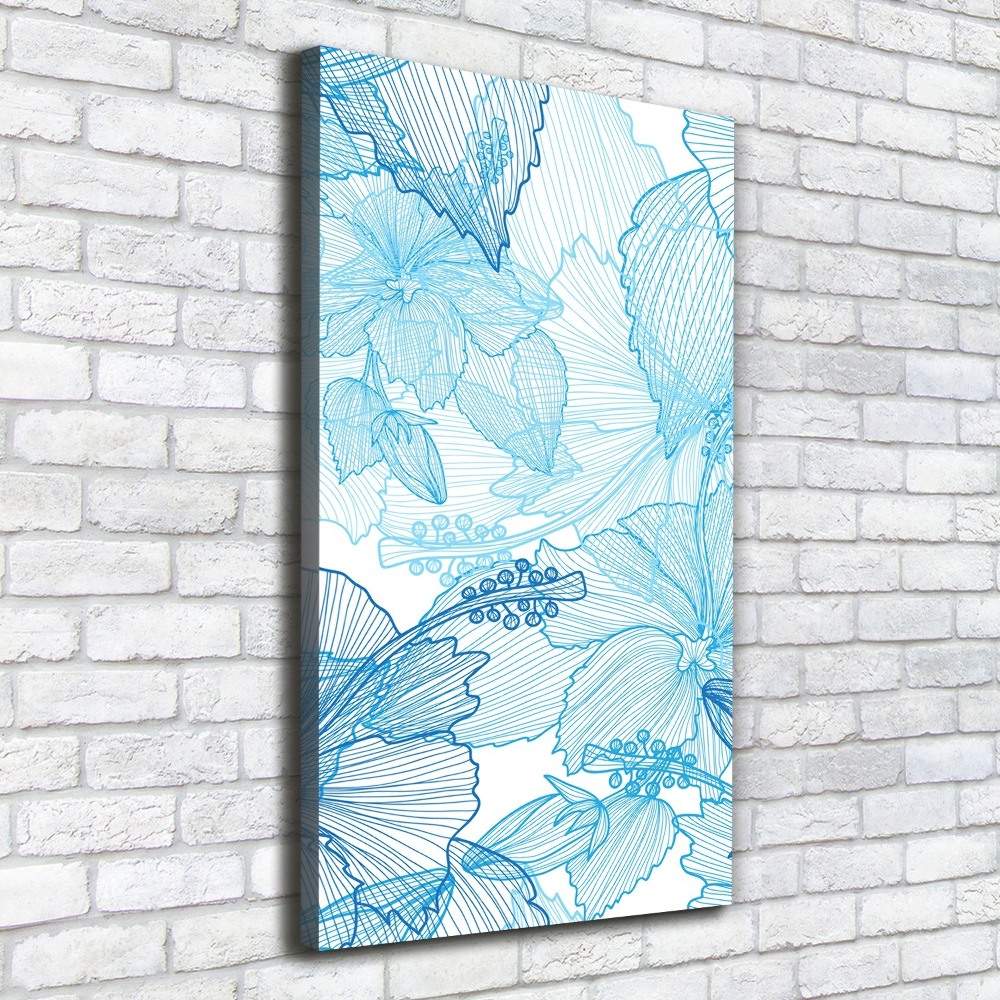 Canvas print Hawaiian flowers