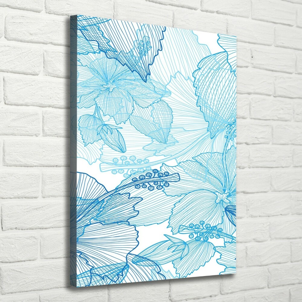 Canvas print Hawaiian flowers