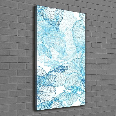 Canvas print Hawaiian flowers