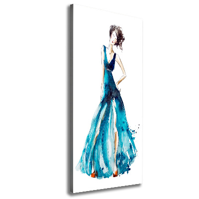 Large canvas wall art Fashion illustration