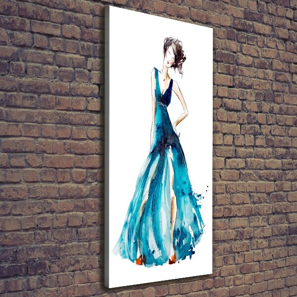 Large canvas wall art Fashion illustration