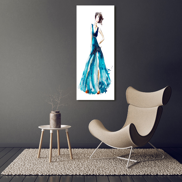 Large canvas wall art Fashion illustration