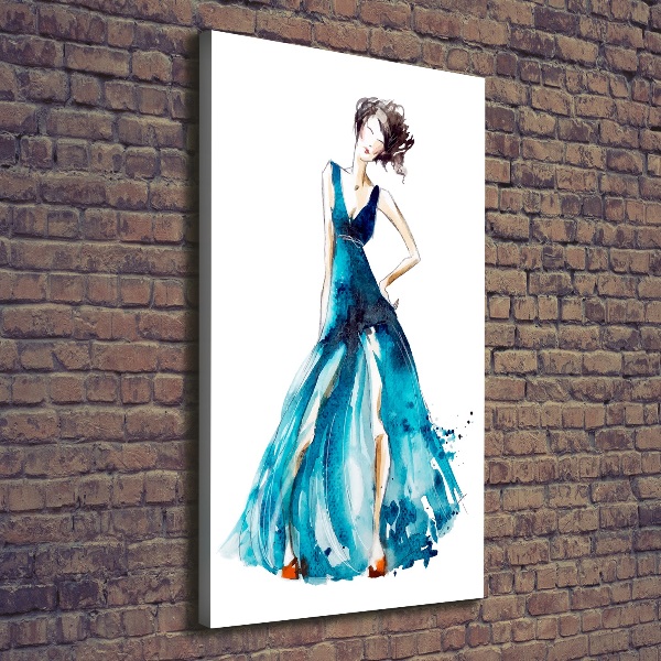 Large canvas wall art Fashion illustration