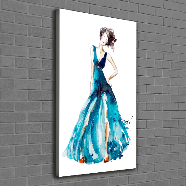 Large canvas wall art Fashion illustration