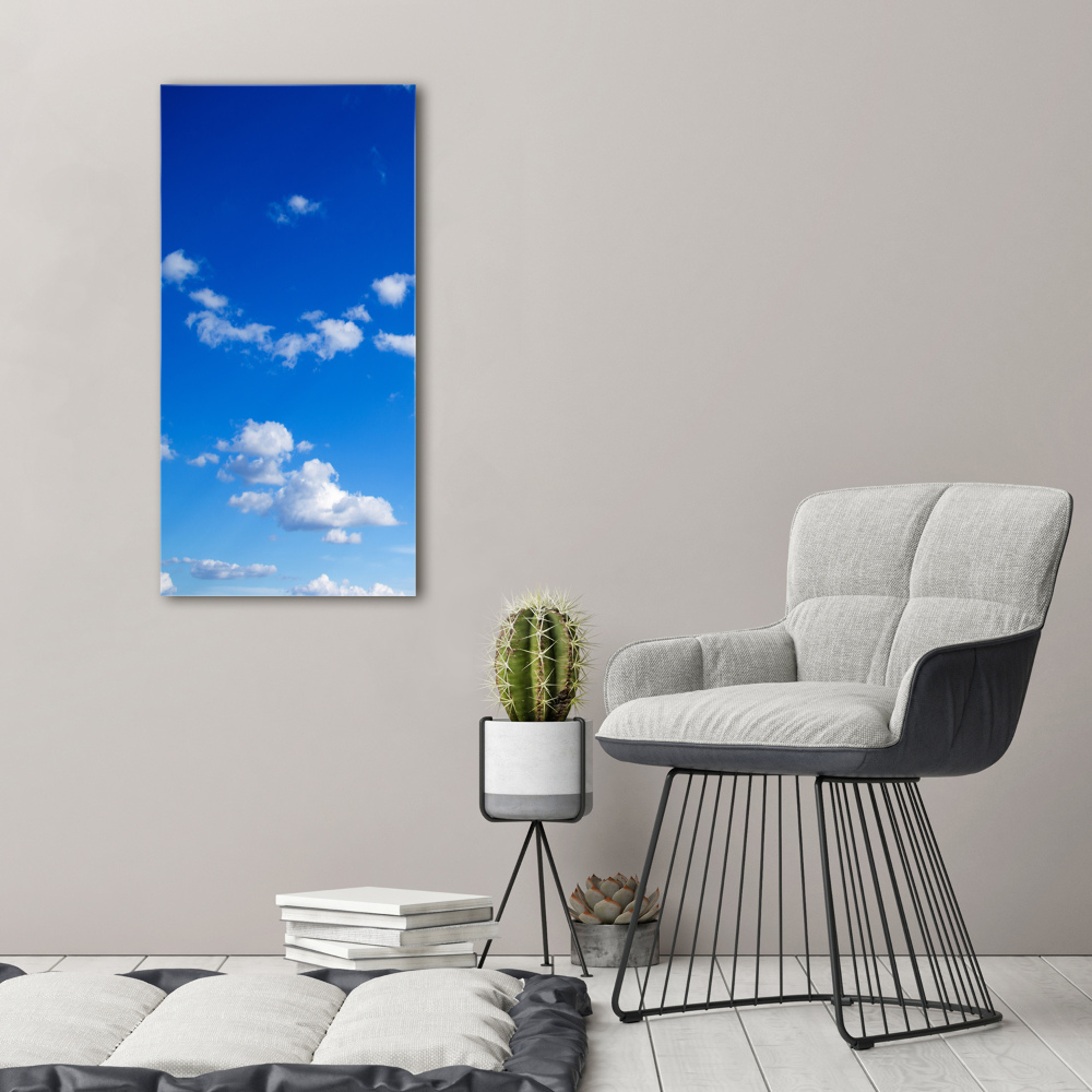 Canvas wall art Clouds in the sky