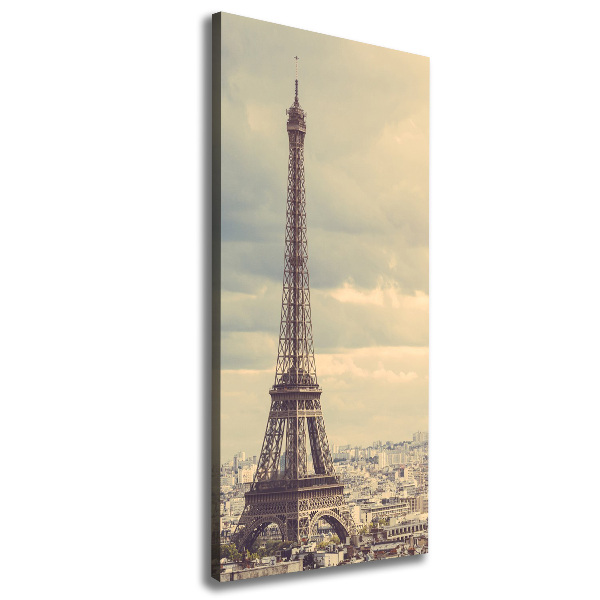 Wall art canvas large Eiffel Paris tower