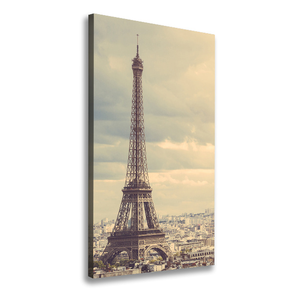 Wall art canvas large Eiffel Paris tower