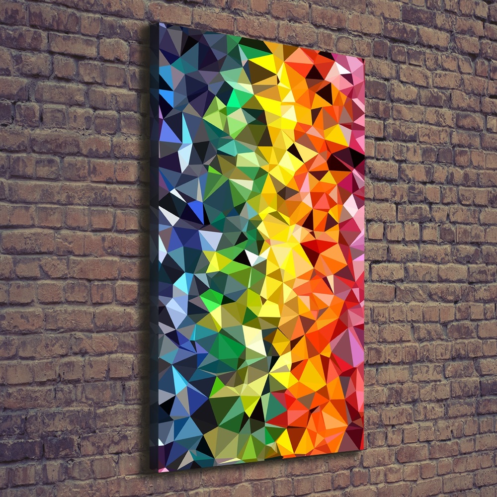 Large canvas wall art Geometric background