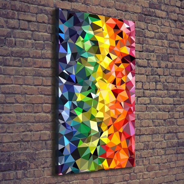 Large canvas wall art Geometric background