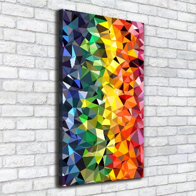 Large canvas wall art Geometric background