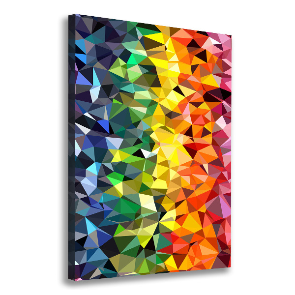 Large canvas wall art Geometric background