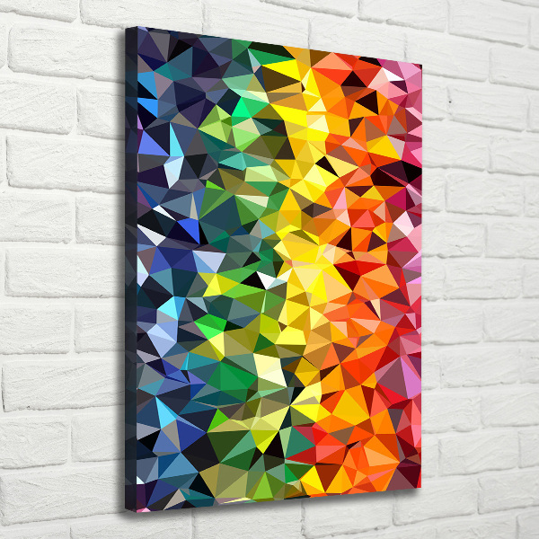 Large canvas wall art Geometric background